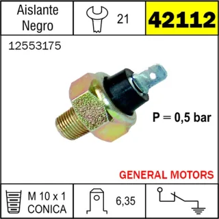 BULBO ACEITE CHEVROLET - S10, BLAZER, TODOS LOS MOTORES 4.3 6 CILINDROS
