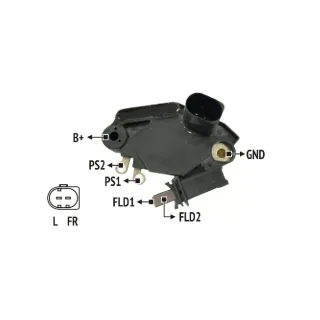 REGULADOR DE VOLTAJE 12V VALEO BMW LAND ROVER 12V EQUIVALENCIAS YM2618P1   3220J0115   1110499  2603951  9RC7146  	593406  A591237V-ASP YM3634VFP2(IMP