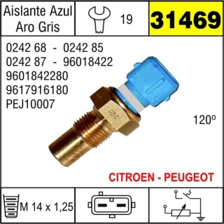 BULBO TEMPERATURA PEUGEOT 106-306-405-605-BOXER