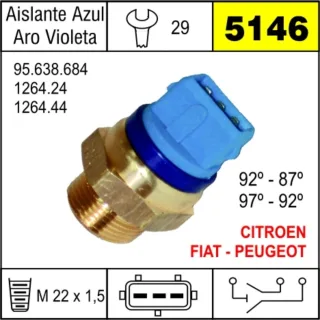 BULBO ELECTROV PEUGEOT 205-309-405 A.VIOLETA 92/87-97/92