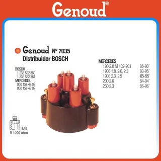 TAPA DISTRIBUIDOR M.BENZ 190 E 1.8-2.0-2.3-2.5,200,230 BOSCH