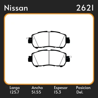 PASTILLA DE FRENO NISSAN 1.6S SL