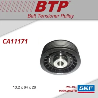 TENSOR POLY V RENAULT RENAULT MASTER II MOTOR 2.5D, 2.8 DT Y 2.8 DTI OEM: 7700300378 F-122855 F-553461 MEDIDAS: 64X26 INT:10.2