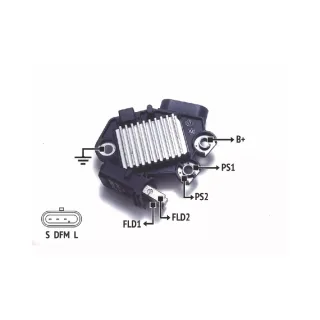 REGULADOR DE VOLTAJE 12V. VALEO- CHEVROLET (IMPORTADO)