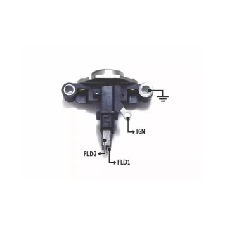 REGULADOR DE VOLTAJE  24V. DEUTZ- NEW HOLLAND- VOLVO (IMPORTADO)