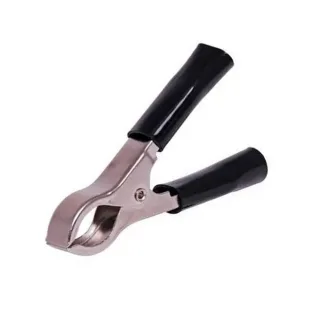 CLIP BATERIA AISLADO NEGRO 10A LARGO: 4MM PESO: 8G