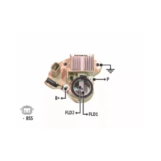 REGULADOR DE VOLTAJE 12V MITSUBISHI RENAULT MEGANE - TRAFIC (IMPORTADO)