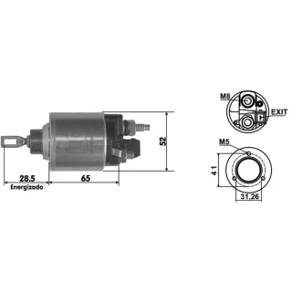 SOLENOIDE BOSCH 12V VW CADDY