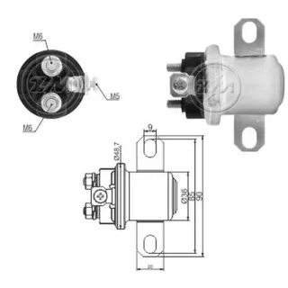 SOLENOIDE DELCO REMY 12V VOLKSWAGEN CAMIONES