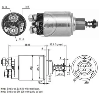 SOLENOIDE BOSCH 24V-FORD-M.BENZ-FIAT IVECO