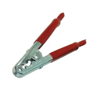 CLIP BATERIA AISLADO ROJO 120A LARGO: 144MM PESO: 144G