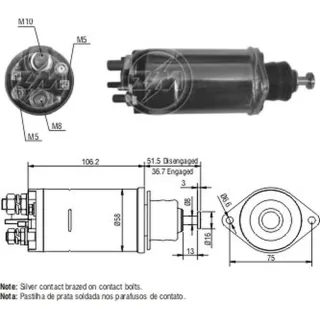 SOLENOIDE DELCO REMY 24V MOTOR28MT