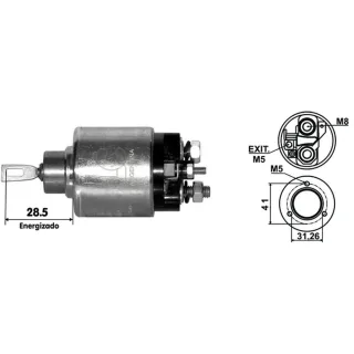 SOLENOIDE BOSCH 12V MERCEDES BENZ 400E-420 SEL-500E-560