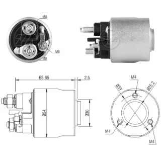 SOLENOIDE PARA ARRANQUE FIAT DOBLO SIENA STILO TENSION 12V EQUIVALENCIAS 594414 CED5070