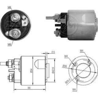 SOLENOIDE VALEO 12V RENAULT CLIO- KANGOO- LAGUNA- MEGANE