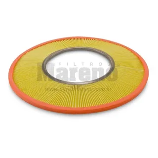 FILTRO AIRE F.A.R PEUGEOT 404-504 (PLATO) L:315 A:148 H:10 AR1270  MANN:C224 WEGA:WR744/1