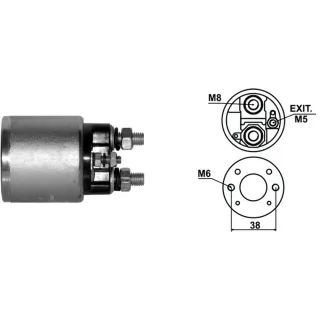 SOLENOIDE INDIEL 12V P.205/306/405/ BOXER NAF. Y DIESEL