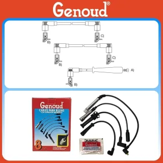 CABLE BUJIA ALFA ROMEO 75IE-164 TWIN SPARK 2.0 92> C. M4-PIN