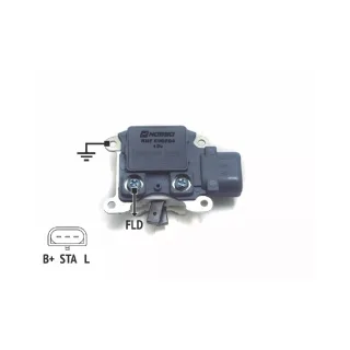 REGULADOR DE VOLTAJE 12V.FORD- ESCORT/EXPLORER/14000 C/AA (IMPORTADO)