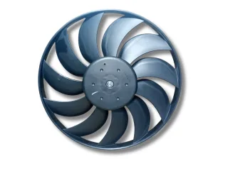 ELECTROVENTILADOR FORD: FIESTA : 1.6 99'- 02' C A.A. || KA: 1.0 >08' C A.A. ; 1.3 97'- 99' C A.A. ; 1.6 >01' C A.A.     - FLUJO: ASPIRANTE -  SENTIDO 
