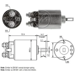 SOLENOIDE HITACHI 12V NISSAN/ HONDA