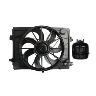 ELECTROVENTILADOR KIA SPORTAGE :   CON ENC.  - FLUJO: ASPIRANTE -  SENTIDO GIRO: HORARIO - EXT: 470 - POTENCIA: 104/210 W - COD HELICE: