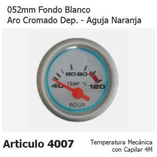 INSTRUMENTAL DEPORTIVO TEMPERATURA MECANICA CON CAPILAR 4M