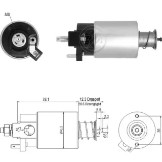SOLENOIDE NIPPODENSO 12V DODGE CARAVAN - T-COUNTRY 3.6 V6 - CHEROKEE 11-14