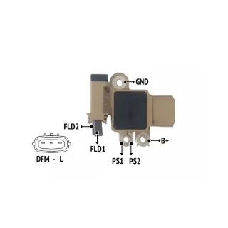 REGULADOR DE VOLTAJE 12V SERIE DELCO REMY SERIE  IMPORTADO