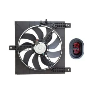 ELECTROVENTILADOR RENAULT KWID :     - FLUJO: ASPIRANTE -  SENTIDO GIRO: HORARIO - EXT: 315 - POTENCIA: 78 W - COD HELICE: 3322