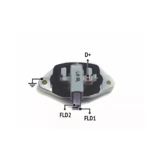 REGULADOR DE VOLTAJE 24V. IVECO/SCANIA/VOLVO (IMPORTADO)