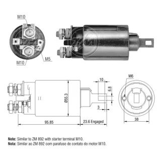 SOLENOIDE FORD F100 DUTY