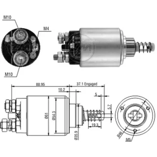 SOLENOIDE BOSCH 24V RENAULT CAMIONES MANAGER-MAXTER-MIDLUM