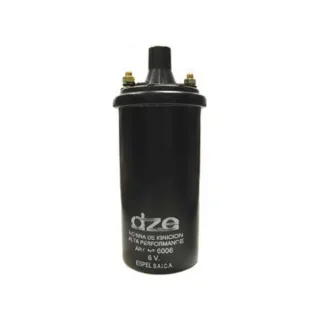 BOBINA IGNICION UNIVERSAL 6V - C6BA EQUIVALENCIA = 020 INDUMAG