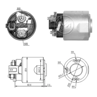 SOLENOIDE VALEO 12V HYUNDAI SANTA FE - SONATA ( 2009-2014) KIA OPTIMA - SORENTO