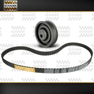 KIT DISTRIBUCION (121A18)FORD ESCORT-GALAXY-ORION MOTOR AUDI VOLKSWAGEN GACEL-GOL-GOLF-POLO-POINTER-PASSAT-SENDA-SAVEIRO-QUANTUM 1.6 1.8 2.0 EQ KDD701