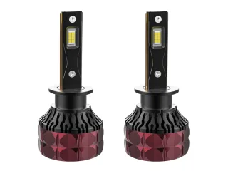JUEGO LAMPARAS LED H1 55W 55000LM CON COOLER Y SUPER CAMBUS (USO OFF ROAD) (64150)