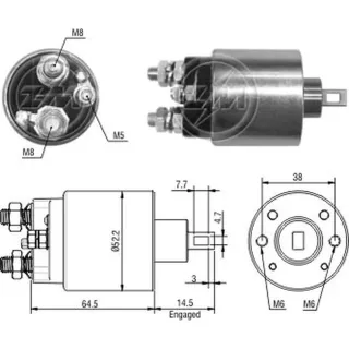 SOLENOIDE INDIEL 12V CITROEN BERLINGO /C 5/