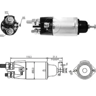 SOLENOIDE MITSUBISHI 24V MERCEDES BENZ ATRON-AXOR
