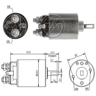 SOLENOIDE HITACHI 12V.NISSAN/SENTRA