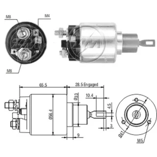 SOLENOIDE BOSCH 12V MERCEDES BENZ-NISSAN PATROL