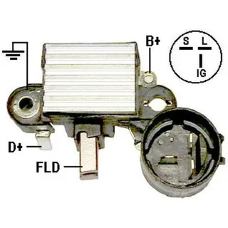 REGULADOR DE VOLTAJE 12V.HITACHI- NISSAN/ISUZU P.UP/TROOPER (IMPORTADO)