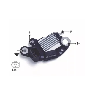 REGULADOR DE VOLTAJE 12V DELCO REMY VOLVO CAMIONES Y BUSES (IMPORTADO)