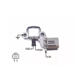 REGULADOR DE VOLTAJE 12V MITSUBISHI- NISSAN PULSAR-SENTRA (IMPORTADO)