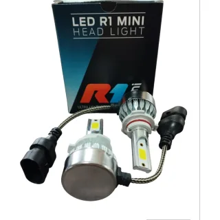 LAMPARA CREE LED R1 9006 SIN COOLER CON DISIPADOR 22000LM