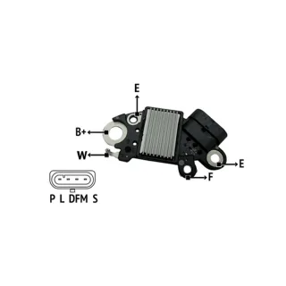 REGULADOR DE VOLTAJE 12V SERIE DELCO REMY SERIE  IMPORTADO CHEVROLET, ISUZU