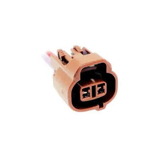FICHA 2 VIAS VALVULA SOLENOIDE AC TOYOTA / MITSUBISHI(5) (IMPORTADO)