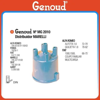 TAPA DISTRIBUIDOR FIAT 1500/1600 DIST.GAREF-MARELLI