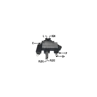 REGULADOR DE VOLTAJE INDIEL 12V RENAULT 19 1.7- 21 1-7- CLIO 1.8 1.9- ESPACE 1.7 2.0- EXPRESS DIESEL (IMPORTADO)