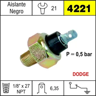 BULBO ACEITE DODGE POLARA GTX